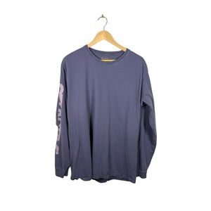Set Active Unisex Crewneck Long Sleeve Graphic Tee Purple OS